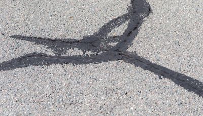 Asphalt Crack Filling!